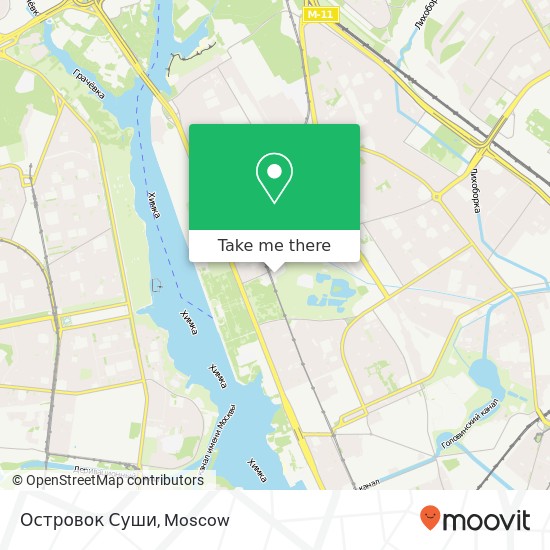 Островок Суши, Фестивальная улица Москва 125565 map