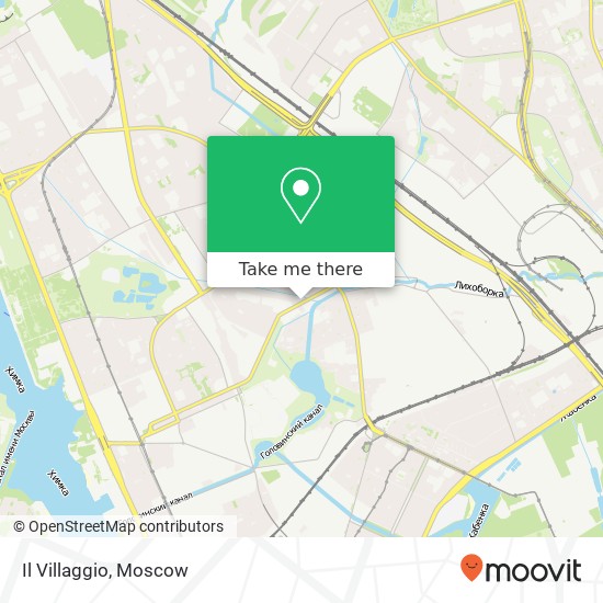 Il Villaggio, Москва 125499 map