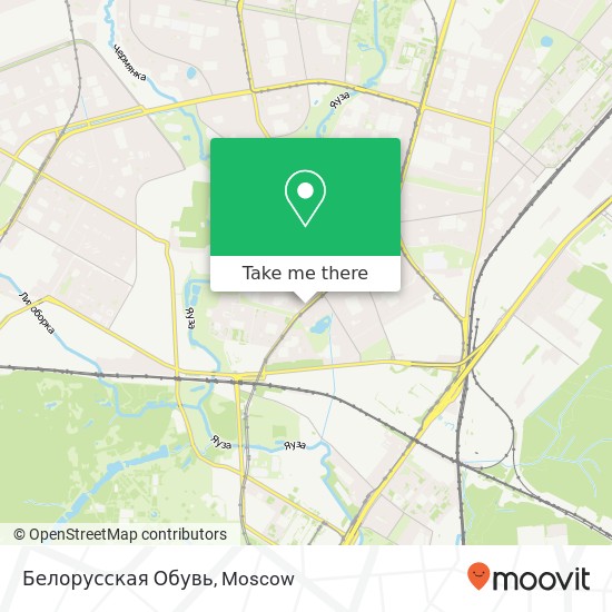 Белорусская Обувь, Москва 129323 map