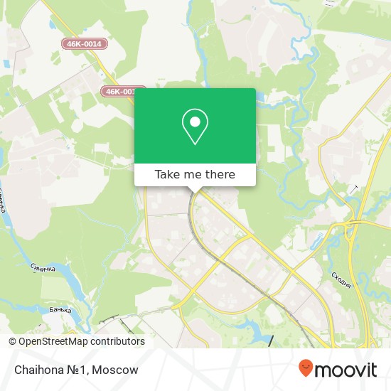 Chaihona №1, Митинская улица Москва 125430 map