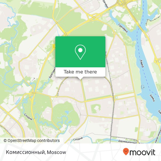 Комиссионный, Москва 125480 map