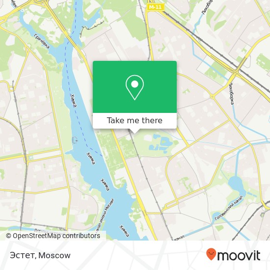 Эстет, Москва 125565 map