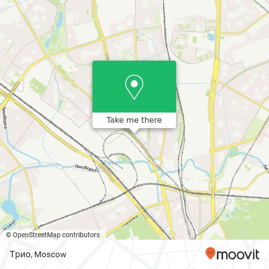 Трио, Дмитровское шоссе Москва 127474 map