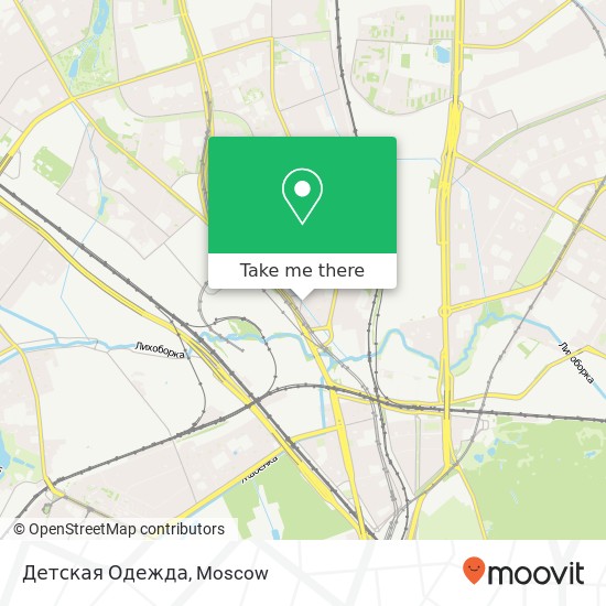 Детская Одежда, Бескудниковский бульвар Москва 127474 map