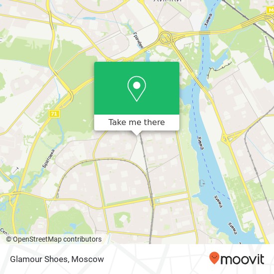 Glamour Shoes, Москва 125480 map