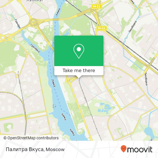 Палитра Вкуса, Москва 125195 map
