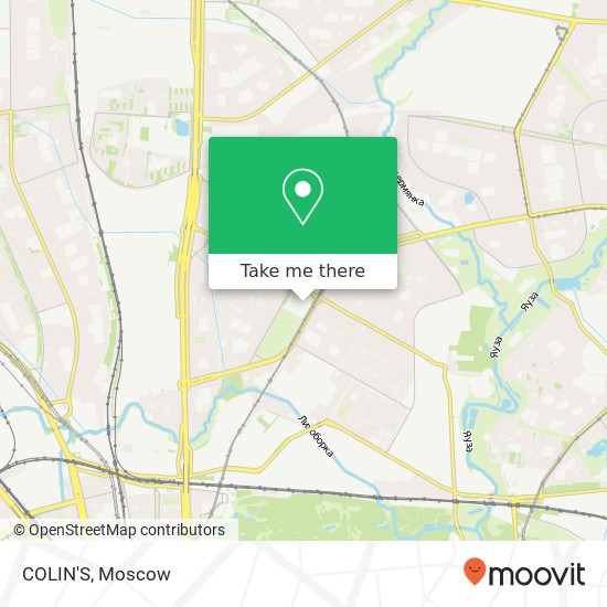 COLIN'S, Москва 127562 map