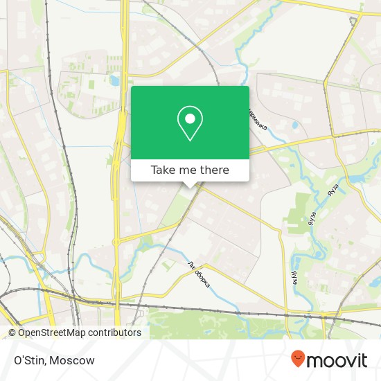 O'Stin, Москва 127562 map