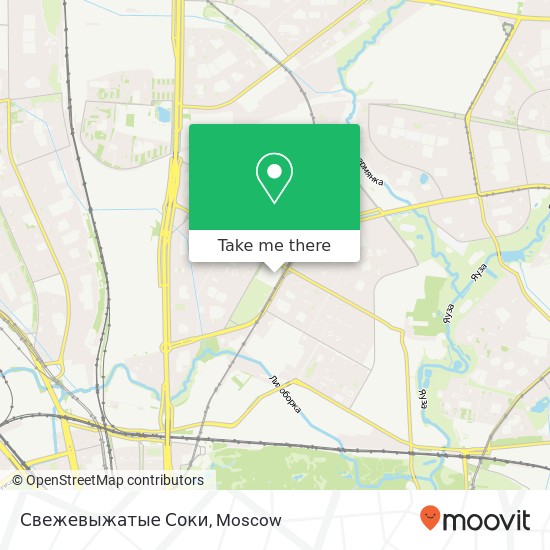 Свежевыжатые Соки, Москва 127562 map