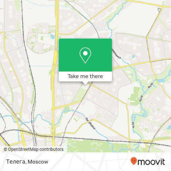 Телега, Москва 127562 map
