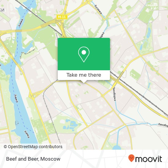 Beef and Beer, Москва 125502 map