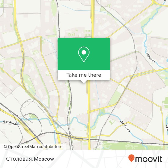 Столовая, Москва 127410 map