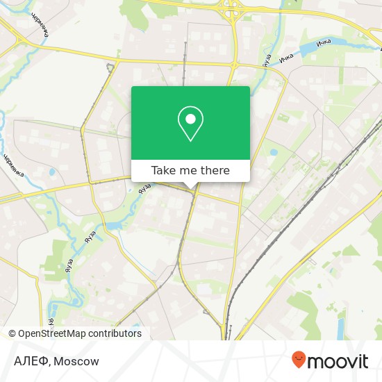 АЛЕФ, улица Менжинского Москва 129327 map