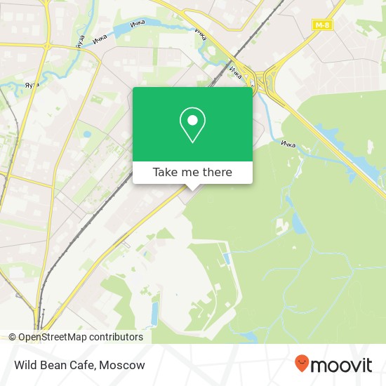 Wild Bean Cafe, Москва 129337 map