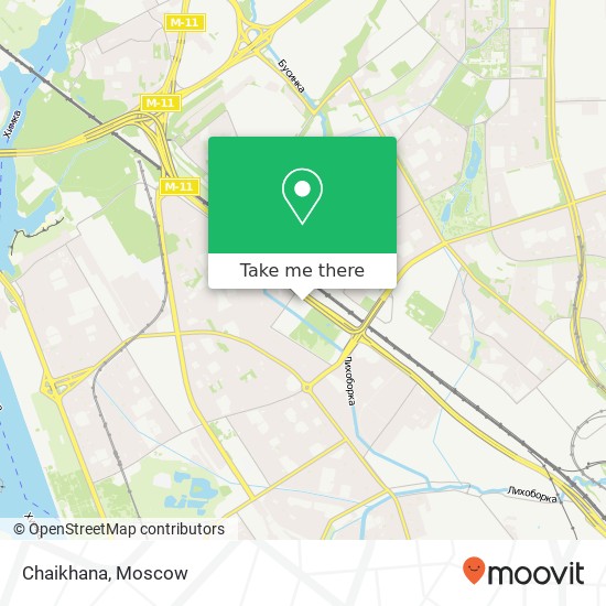 Chaikhana, Зеленоградская улица, 15 Москва 125414 map