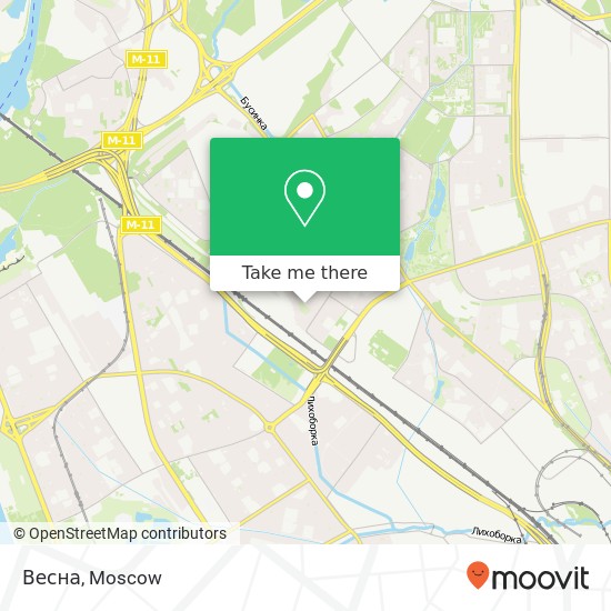 Весна, Москва 125635 map