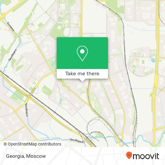 Georgia, Москва 127486 map