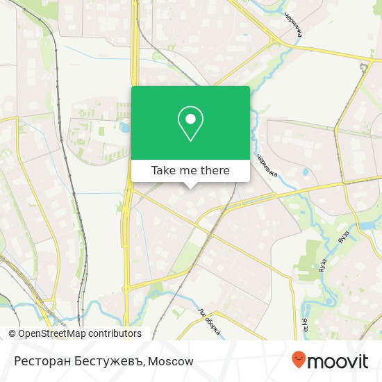 Ресторан Бестужевъ, Москва 127566 map