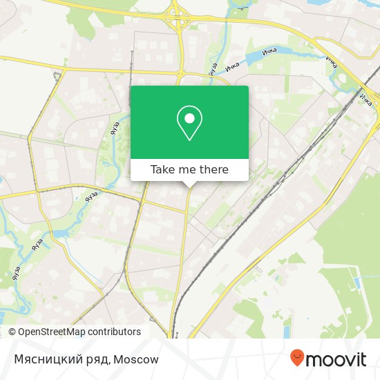 Мясницкий ряд, улица Лётчика Бабушкина Москва 129281 map