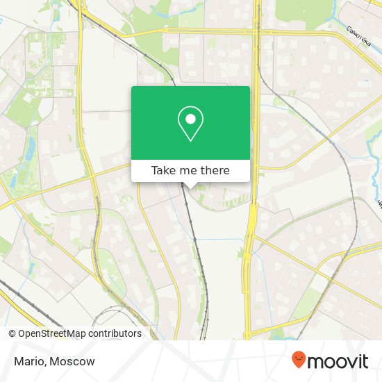 Mario, Путевой проезд Москва 127410 map