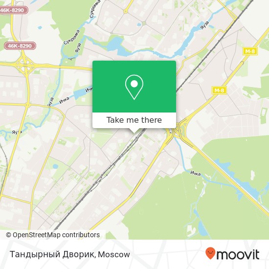 Тандырный Дворик, Анадырский проезд, 71 Москва 129336 map