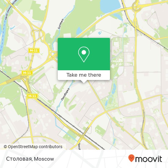 Столовая, Москва 125412 map