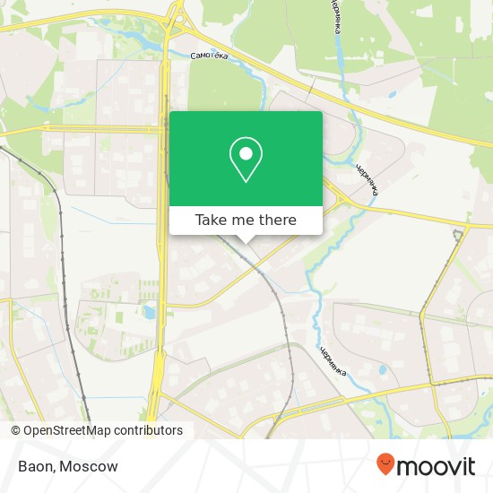 Baon, улица Пришвина Москва 127560 map