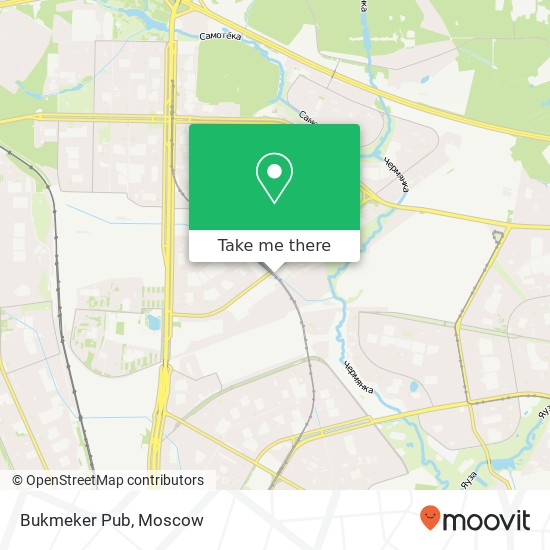 Bukmeker Pub, улица Плещеева Москва 127560 map