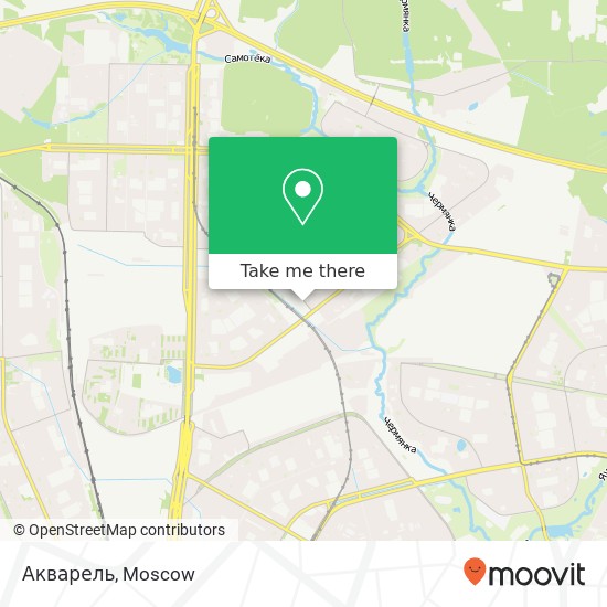 Акварель, улица Пришвина Москва 127560 map