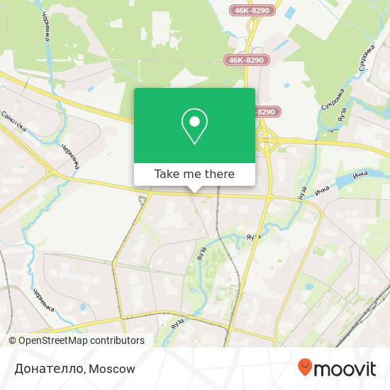 Донателло, Заревый проезд, 14 Москва 127282 map