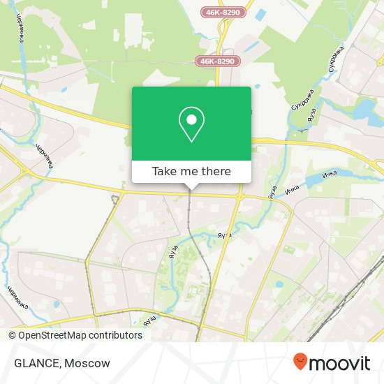 GLANCE, Москва 127224 map