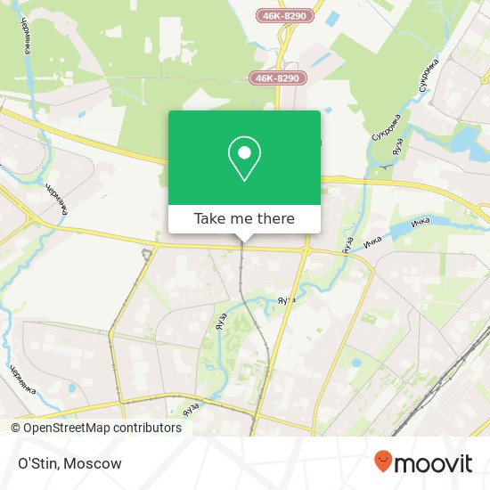 O'Stin, Москва 127224 map