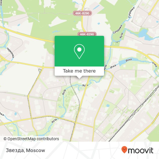 Звезда, Москва 127224 map