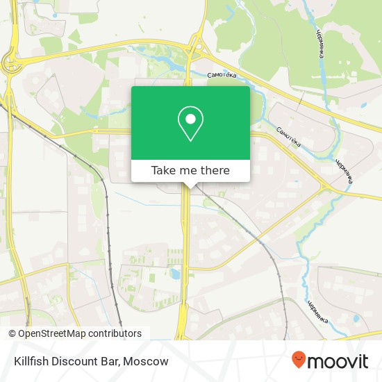 Killfish Discount Bar, Алтуфьевское шоссе Москва 127349 map