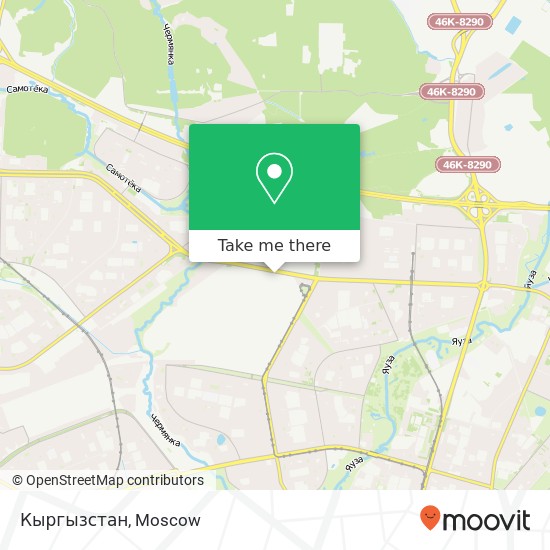 Кыргызстан, Москва 127282 map