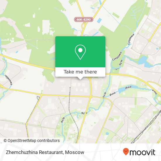 Zhemchuzhina Restaurant, Студёный проезд Москва 127224 map