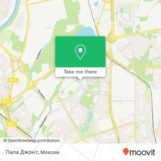 Папа Джон'с, Москва 127644 map