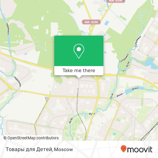 Товары для Детей, Москва 127224 map