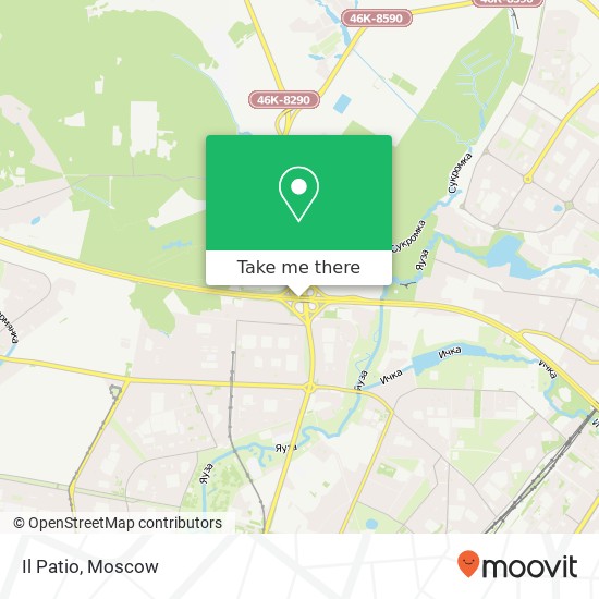 Il Patio, МКАД Москва 127224 map