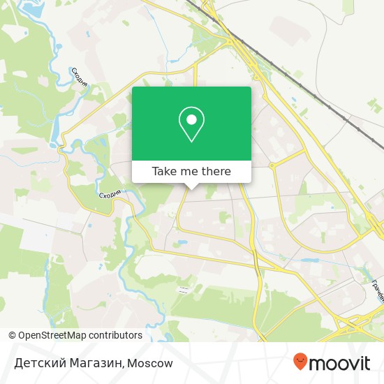 Детский Магазин, Москва 125466 map