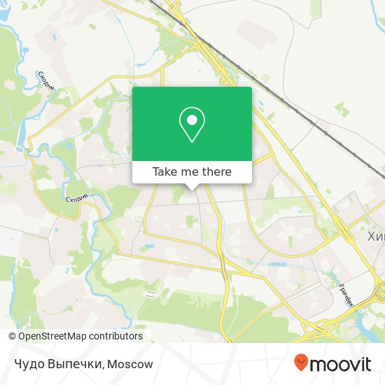 Чудо Выпечки, Москва 125466 map