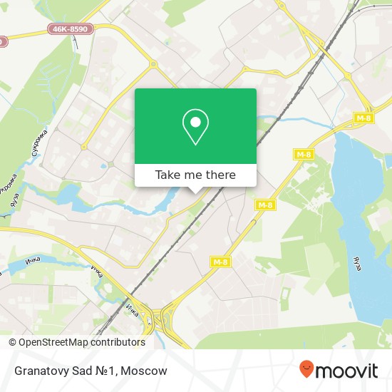 Granatovy Sad №1, Пролетарская улица Мытищи 141014 map
