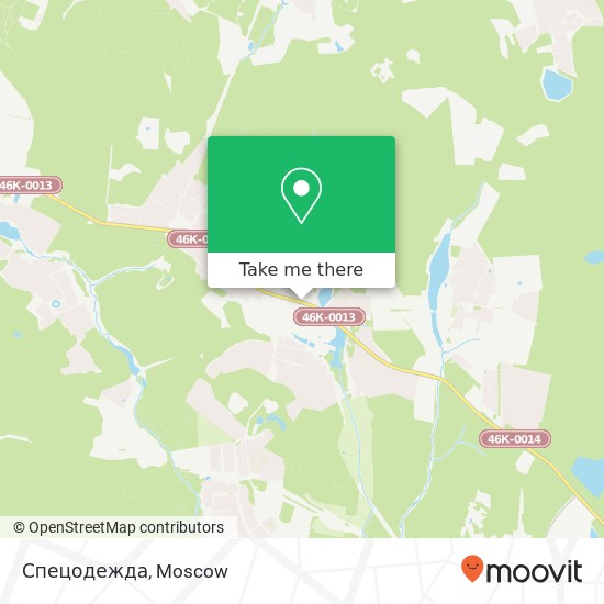 Спецодежда, Пятницкое шоссе Солнечногорский район 141544 map