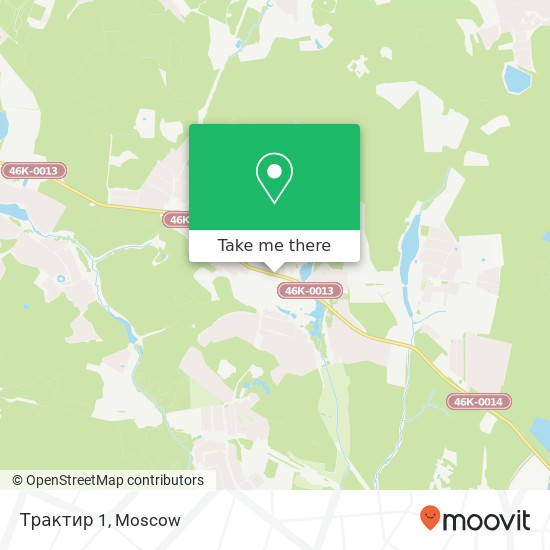 Трактир 1, Пятницкое шоссе Солнечногорский район 141544 map