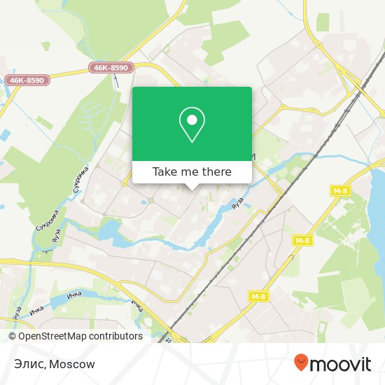 Элис, Мытищи 141018 map