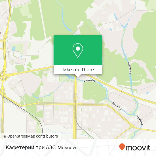 Кафетерий при АЗС, Москва 127349 map