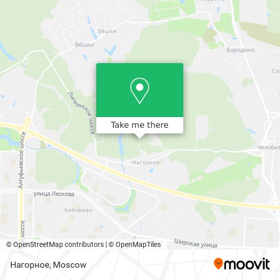 Нагорное map