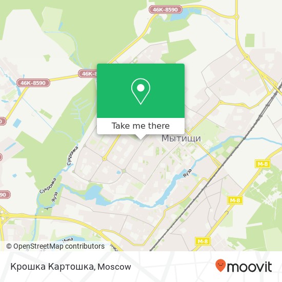 Крошка Картошка, Мытищи 141021 map