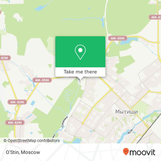 O'Stin, Мытищи 141021 map