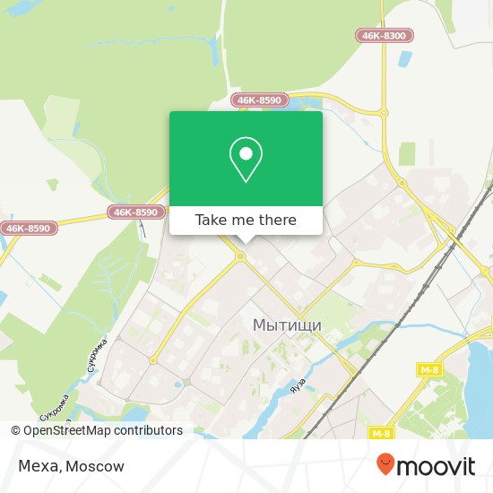 Меха, Мытищи 141011 map